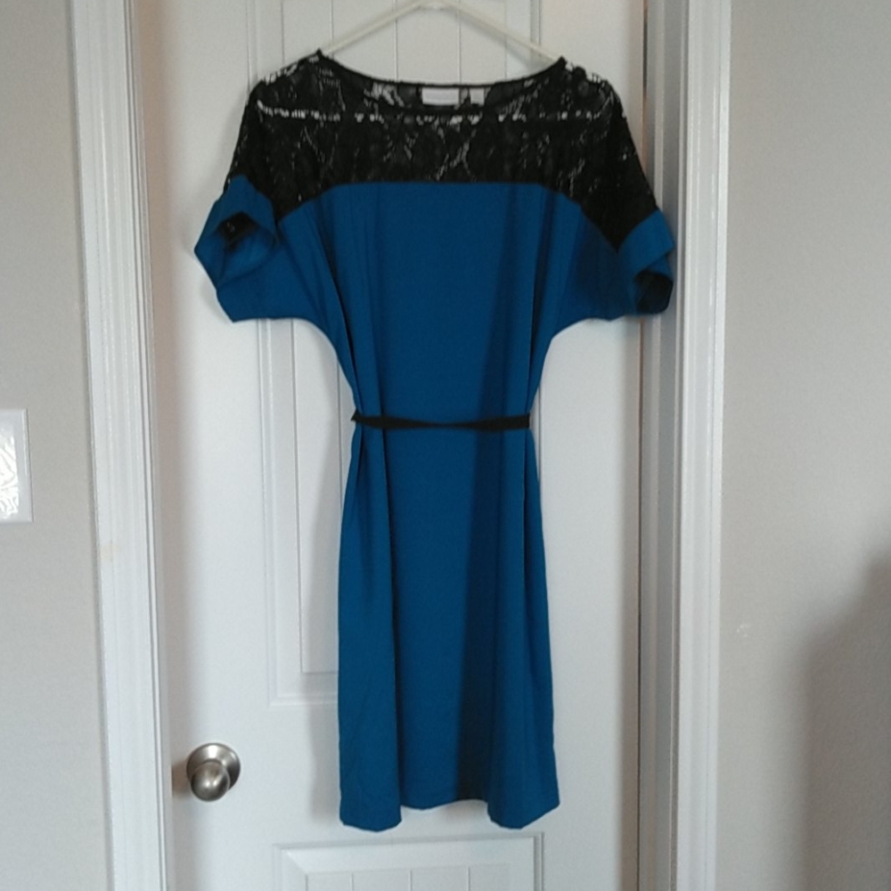 New York &Co.  Blue and black dress.  Stretch.  S